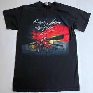 Roger Waters Concert Band‎ Tee Shirt The Wall Live 2012 Mens Black Pink Floyd S